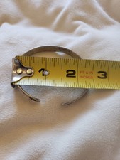 Old Navajo Fred Harvey Era 925 Cuff Bracelet Whirling Log Other Etchings - Additional view 9