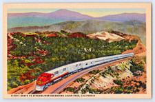 Santa Fe Streamliner Train 1940s Unused Fred Harvey Postcards x5 - Additional view 3