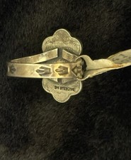 Vtg The Maisels Co. STERLING SILVER & TURQUOISE Fred Harvey Era Ring Sz 4 - Additional view 6