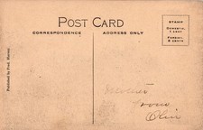 Postcard New Mexico NM Deming Fred Harvey Hand-colored Public School c. 1908 - Additional view 1