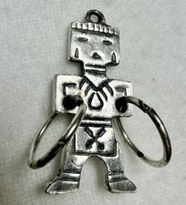VTG Navajo Kachina Mini Pendant Charm Harvey Era Hoop Dancer  - Additional view 3