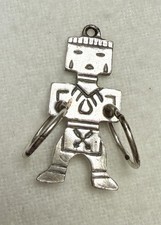 VTG Navajo Kachina Mini Pendant Charm Harvey Era Hoop Dancer  - Additional view 4