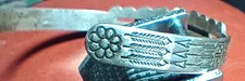 Old Pawn Fred Harvey Navajo Sterling Silver Turquoise Thunderbird Snake Bracelet - Additional view 6