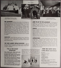 1940s Fred Harvey Alvarado Hotel Albuquerque New Mexico Brochure B4-39 - Additional view 1
