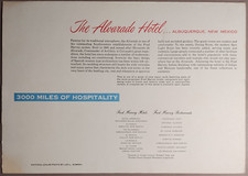 1956 Fred Harvey Alvarado Hotel Chicago Union Station Restaurant Menu B1-81 - Additional view 3
