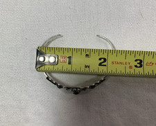 Vintage Native American Sterling Silver Fred Harvey Era Turquoise Bracelet - Additional view 7