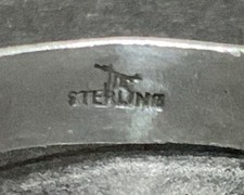 Vintage Native American Sterling Silver Fred Harvey Era Turquoise Bracelet - Additional view 8