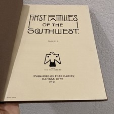 First Families Of The Southwest By Fred Harvey  Kansas City - Additional view 2
