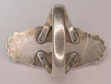 Navajo Fred Harvey Era Sterling Silver Dome CABOCHON Ring NATIVE AMERICAN sz6.5 - Additional view 19