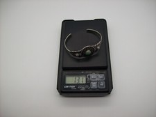 Vintage Navajo Fred Harvey Era Sterling Silver Green Turquoise Cuff Bracelet - Additional view 17