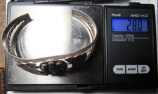 NAVAJO FRED HARVEY ERA STAMPED STERLING SILVER TURQUOISE CLUSTER CUFF BRACELET - Additional view 22