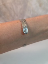 Vintage Fred Harvey Era Navajo Sterling Silver Turquoise THUNDERBIRD Bracelet - Additional view 2