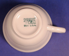 Fred Harvey GOLD LION Cup & Saucer SYRACUSE CHINA September 1966 - Additional view 3