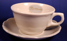 Fred Harvey GOLD LION Cup & Saucer SYRACUSE CHINA September 1966 - Additional view 10