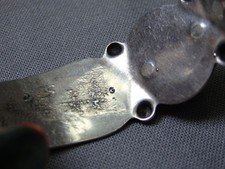 Fred Harvey Era NAVAJO Naturl BLUE GEM TURQUOISE Sterling Silver MANY MOONS CufF - Additional view 10