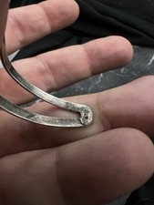 Vintage Navajo Sterling Silver Turquoise Native Cuff Bracelet 925 Fred Harvey - Additional view 8