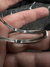 Vintage Navajo Sterling Silver Turquoise Native Cuff Bracelet 925 Fred Harvey - Additional view 10