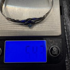 Vintage Sterling Silver Fred Harvey 2” Turquoise Thunderbird Cuff Bracelet - Additional view 3