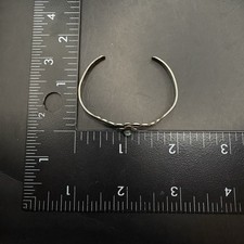 Vintage Sterling Silver Fred Harvey 2” Turquoise Thunderbird Cuff Bracelet - Additional view 4