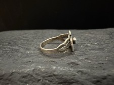 SZ 1.25 Vintage Sterling Silver Thunderbird Turquoise Fred Harvey Ring 925 - Additional view 8