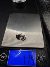 Vintage Fred Harvey Sterling Silver Turquoise Thunderbird Earrings 925 Native - Additional view 4