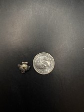 Vintage Fred Harvey Sterling Silver Turquoise Thunderbird Earrings 925 Native - Additional view 7