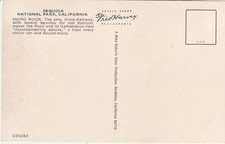 Fred Harvey-Moro Rock-Sequoia National Park-California-Ca - Additional view 1