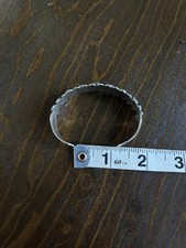 Vintage Fred Harvey Era Turquoise Cuff Bracelet Silver Navajo - Additional view 4