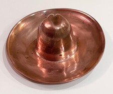 Vintage Fred Harvey Style Copper Cowboy Hat Sombrero Ashtray Trinket Tray - Additional view 1
