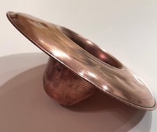 Vintage Fred Harvey Style Copper Cowboy Hat Sombrero Ashtray Trinket Tray - Additional view 2