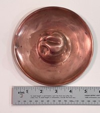 Vintage Fred Harvey Style Copper Cowboy Hat Sombrero Ashtray Trinket Tray - Additional view 11