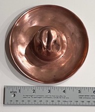 Vintage Fred Harvey Style Copper Cowboy Hat Sombrero Ashtray Trinket Tray - Additional view 15
