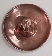 Vintage Fred Harvey Style Copper Cowboy Hat Sombrero Ashtray Trinket Tray - Additional view 3