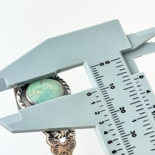 Vintage Navajo Fred Harvey Era Turquoise Sterling Silver Small 5in Cuff Bracelet - Additional view 8