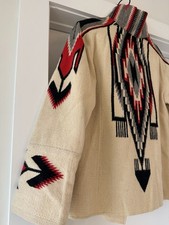 Vintage 30s 40s Fred Harvey Chimayo Jacket Blanket Coat Southwest Rockabilly - Additional view 16