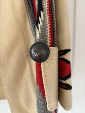 Vintage 30s 40s Fred Harvey Chimayo Jacket Blanket Coat Southwest Rockabilly - Additional view 5