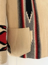 Vintage 30s 40s 50s Fred Harvey Chimayo Jacket Blanket Coat Southwest Rockabilly - Additional view 9