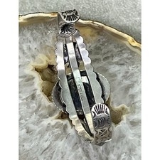 Vintage FRED HARVEY Navajo BIG Turquoise THUNDERBIRD Sterling Bracelet 6.75