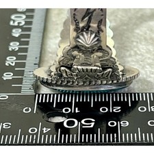 Vintage FRED HARVEY Navajo BIG Turquoise THUNDERBIRD Sterling Bracelet 6.75