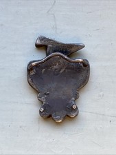 Native American Thunderbird Key Fob Copper VTG Fred Harvey Era w Inlay Bird Part - Additional view 6