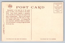 Fred Harvey Phostint Postcard Kern River Bakersfield CA Detroit Publishing Co. - Additional view 1