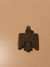 Vintage Thunderbird Pendant Keychain Fob Fred Harvey Era Native American Style - Additional view 3