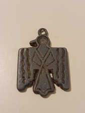 Vintage Thunderbird Pendant Keychain Fob Fred Harvey Era Native American Style - Additional view 6