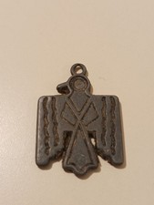 Vintage Thunderbird Pendant Keychain Fob Fred Harvey Era Native American Style - Additional view 7