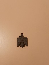 Vintage Thunderbird Pendant Keychain Fob Fred Harvey Era Native American Style - Additional view 10