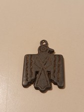 Vintage Thunderbird Pendant Keychain Fob Fred Harvey Era Native American Style