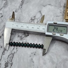 Old 1930 Fred Harvey Era Sterling & Turquoise Snake Eye Brooch Pin - Additional view 6