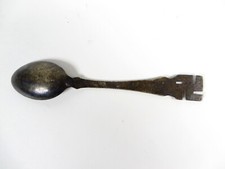 Antique Whirling Log Fred Harvey Era Navajo Sterling Silver Souvenir Spoon - Additional view 7