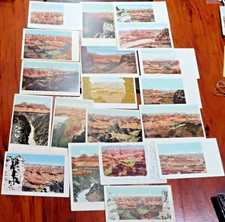 11 Redish Back Lettering Fred Harvey/Photostint Co. Grand Canyon Postcards