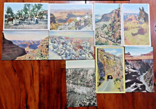 Blue Ink Fred Harvey Backs on Grand Canyon Postcards